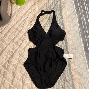 Black bathing suit